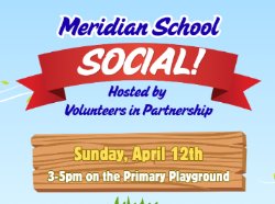 Social from 3 to 5 PM on the primary playground